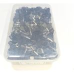 Sern 1,5 mm Çift Girişli Izoleli Kablo Yüksüğü – Fransız Norm – Siyah – 1 Paket (500 Adet) - Ütü