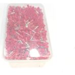Sern 1,5 mm Tek Girişli Izoleli Kablo Yüksüğü - Alman Norm - Kırmızı - 1 Paket (1000 Adet) - Ütü