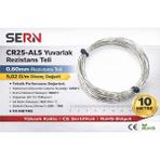 Sern CR25-AL5 Yuvarlak Rezistans Teli 0,60MM – 5,02 Ω/m Direnç Değerli (Paket: 10 Metre)