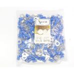Sern M6 Yuvarlak Izoleli Kablo Ucu 1.50-2.50MM² Mavi 200 Adet Bağlantı Pabucu Terminal - Ütü