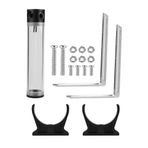 Serounder Su Soğutma Tankı, 190 mm / 240 mm / 300 mm / 400 mm*50 mm Çap POM Silindirik CPU Su Soğutucu Sistemi PC Bilgisayar için Isı Emici Kiti (240 mm)