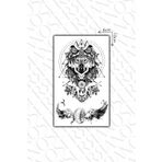SERRANO Geçici Kurt Figürlü Dövme Tattoo