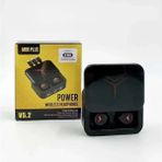 Serreha M88 Plus Şarj Göstergeli Powerbank Özellikli Bluetooth Kablosuz Kulakiçi Kulaklık Siyah