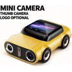 Serreha Mini Kamera G5 Model Parmak Modeli Anahtarlık Kamera 2K Fotoğraf Çözünürlüğü Spor Aksiyon Kamerası Küçük Dijital Kamera - Sarı