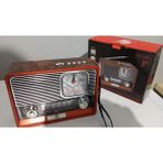 Serreha Saatli Fenerli Nostaljik Radyo KTF-1647 - Kahverengi
