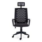 Sers Home&Office Fileli Yönetici Makam Koltuğu-Siyah Başlıklı Büro Ofis Müdür Koltuğu