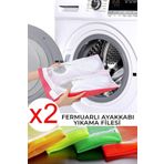 Serstil 2 Adet - Fermuarlı Ayakkabı Yıkama Filesi