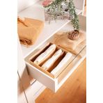 Serstil 6 Bölmeli Çekmece Içi Dolap Kıyafet Iç Çamaşırı Katlanabilir Düzenleyici Organizer Kutu 28x28x12cm