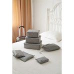 Serstil 7'li Valiz Düzenleyici Set - Füme - Gri