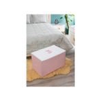 Serstil Büyük Boy Basklı Pembe Hurç 74 X 46 X 46 Cm