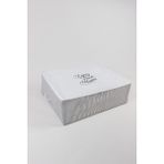 Serstil Gri Çizgili Büyük Boy Baza Altı Hurç 62x46x22 cm Dayanıklı Kumaş Saklama Çantası