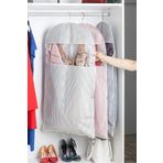 Serstil Pembe Çizgili Elbise Kılıfı 60 X 100 Cm