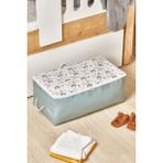 Serstil Rainbow Serisi Keçe Kumaş Küçük Boy Hurç 52x28x21 cm – Mavi Beyaz Renkli Düzenleme ve Saklama Çantası