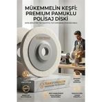 Sert 100Mm Yün Aj Flap Keçe - Matkap Spiral Uyumlu Metal Cam Parlatma Çarkı 723110