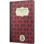 Sert Kapak Defter Harry Potter Hogwarts Defter 80 Yaprak Çizgisiz A5 - 15X21 mm - Gryffindor