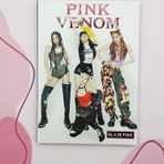 Sert Kapaklı A5 Not Defteri , Tarihsiz Ajanda - Venom Blackpink