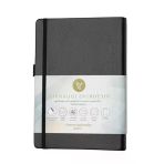 Sert Kapaklı Lastikli Çizgili Defter, 14X20 Cm Boyutunda Kalın Yapraklı