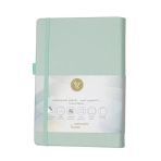 Sert Kapaklı Noktalı Defter, 14X20 Cm - Mint Yeşil