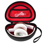 Sert kulaklık kılıfı, Beats Solo 4/Studio Pro/Solo 3/Studio 3/Solo 2/Over Ear kulaklık için kablo çantası ile birlikte taşıma çantası ile birlikte saklama çantası ile seyahat için (sadece kutu) (siyah
