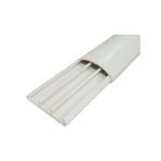 Sert Plastik 50x12 Balık Sırtı Kablo Kanalı Yapışkanlı 2 Mt Beyaz