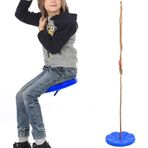 Sert Plastik Kablo duvarı sallandı Disk, Sürtünme artış Salıncak Sandalyesi, Kamp alanı Için kararlı asılı Dilim, Kırmızı/sarı/mavi, boyut: 28 X 3,8 Cm (BLUE)