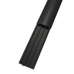 Sert Plastik Sp 50x12 Balık Sırtı Yapışkanlı Kablo Kanalı Siyah 2mt