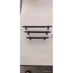 Sert Polimer 160 Mm Siyah Boru Kulp Mutfak Dolap