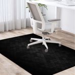 Sert zeminler için ağır hizmet tipi ofis koltuğu minderi - kaymaz bilgisayar zemin koruyucusu, büyük 90 x 120 cm, ahşap ve laminat üzerinde tekerlekli sandalyeler için, parkeler için ideal