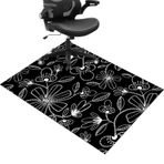 Sert zeminler için dayanıklı sandalye minderi, ofis ve ev halısı koruyucu, 180 x 200 cm, sert ahşap, fayans ve halı kaplı yüzeyler için paspaslar, kaymaz, çizilmeye karşı dayanıklı