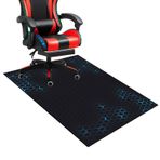 Sert Zeminler için Masa Sandalye Minderi 160 x 200 cm Kaymaz Kaymaz Çizilmez Çok Amaçlı Zemin Koruyucu Ofis ve Ev Oyun Koltuğu Mat Düşük Kazık