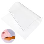 Sert Zeminler için Şeffaf Ofis Koltuğu Paspası - 1 mm 1,5 mm 2 mm Kalınlık Kolay Yuvarlanan PVC Masa Koruyucu Şeffaf Temizlemesi Kolay Boyutlar: 30x30 cm ila 60x120 cm Mutfak ve Koridorlar için İdeal