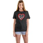 Sertateks Mama Baskılı Annelere Özel Tişört Siyah Kadın Tshirt