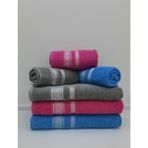 Sertay 50X85/85X145 Pamuk Bukle El/banyo Havlusu Yıldız Set-1 - 80 x 140 cm - Kahverengi
