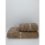 Sertay Can 50X90 /85X150 %100 Pamuk Bukle El/banyo Havlusu Set-1 - 90 x 150 cm - Kahve