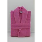Sertay Havlu %100 Pamuk Bukle Lüks Tek Bornoz S0047 - Pembe