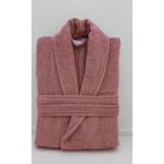 Sertay Havlu %100 Pamuk Bukle Lüks Tek Bornoz S0066 - XL - Gülkurusu