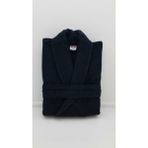 Sertay Pamuk Bukle Lüks Tek Bornoz S0083 - 4XL - Siyah
