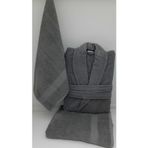 Sertay Petek %100 Pamuk Bornoz/50X90/85X150 Set 3 Parça S0043