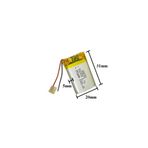 Sertec 502030 3.7V 250 Mah Lityum Polimer Pil 1.5A (Drone Için Uygun Değildir)