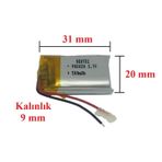 Sertec 902030 500 mAh 3.7 V Lityum Polimer Pil