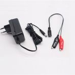 Sertec Dolu Oyuncak Neon Akülü Araba Uyumlu - 12 Volt Akü Şarj Cihazı Şarz Aleti Adaptör -Elektronikucuz- - Siyah
