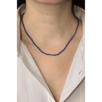 Sertifikalı 2mm Lapis Lazuli Kolye - Mavi