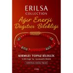 Sertifikalı Ağır Enerji Dağıtıcı Koruyucu Bileklik - Kırmızı Topaz Terahertz Doğal Taş
