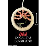 Sertifikalı Akik Doğal Taş El Yapımı Duvar Süsü & Araba Süsü & Kapı Süsü