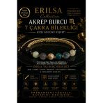 Sertifikalı Akrep Burcu 7 Çakra Doğal Taş Bileklik - Ayarlamalı Unisex Lüks Hem Bileklik Hem Halhal
