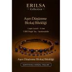 Sertifikalı Aşırı Düşünme Blokaj Enerji Bilekliği – Lapis Lazuli Doğal Taş 4 Mm Ayarlanabilir