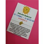 Sertifikalı Aslan Burcu Peridot Doğal Taşlı Ip Burç Bilekliği