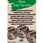 Sertifikalı Aytaşı & Güneş Taşı Doğal Taş Özel Tasarım El Yapımı Kolye