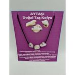 Sertifikalı Aytaşı Kolye Orijinal Doğal Taş Sürpriz Hediyeli
