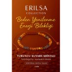 Sertifikalı Beden Yenilenmesi Ve Enerji Artışı Bilekliği - Turuncu Kuvars Kristali Doğal Taş 4Mm